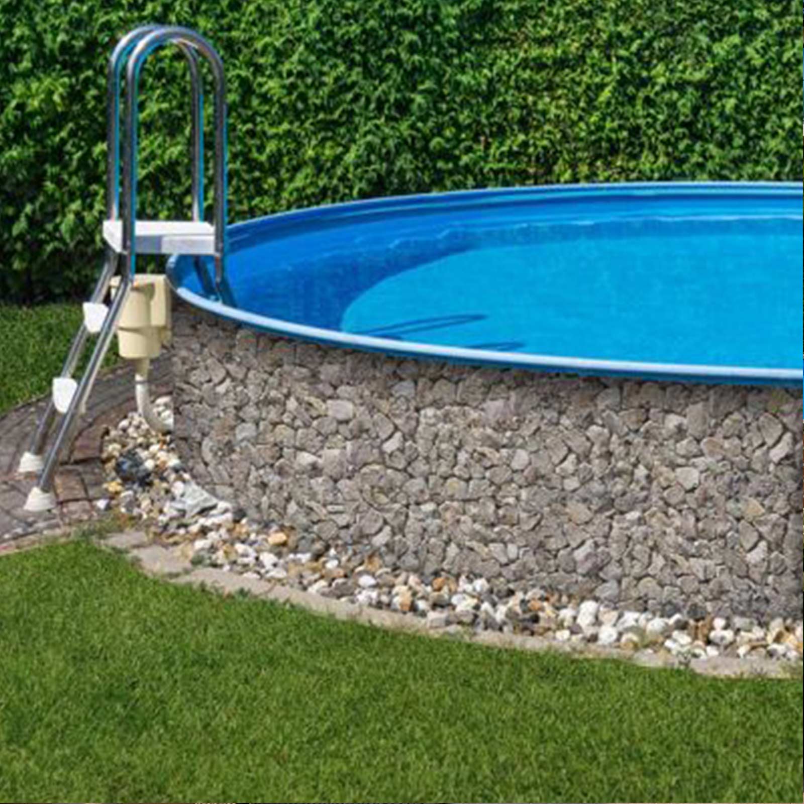 M-tec print® Poolverkleidung Bruchstein
