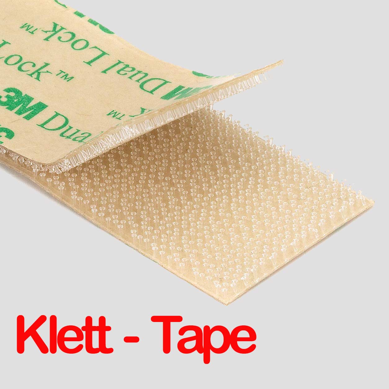 1a Hochwertige  Klebe - Klett Tape der Qualitätsmarke 3M 