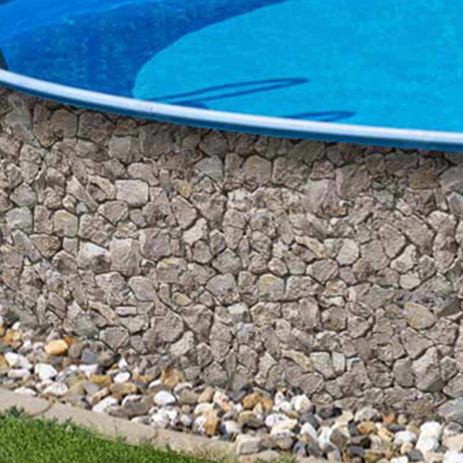 M-tec print® Poolverkleidung Bruchstein