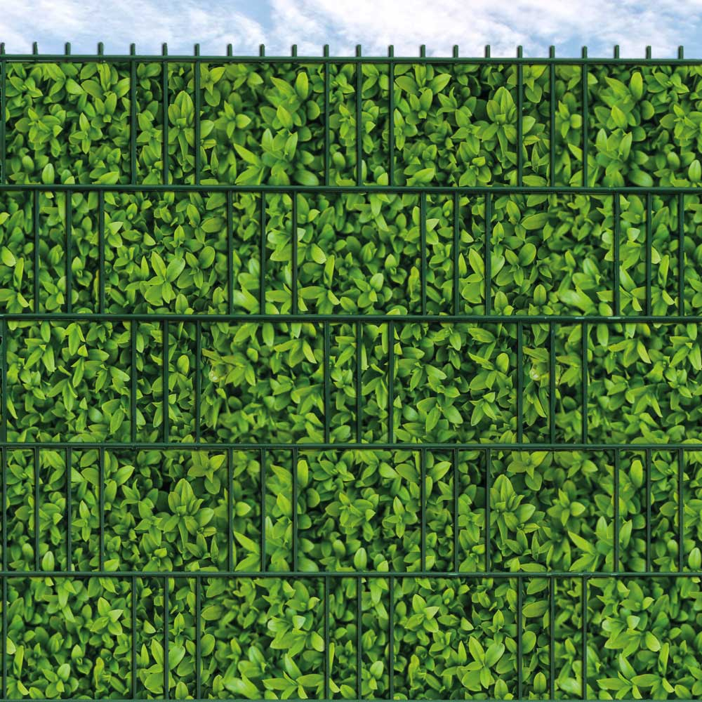 M-tec print PVC Sichtschutzstreifen Buchsbaumhecke "M-tec print®" Weich-PVC - Buchsbaumhecke
