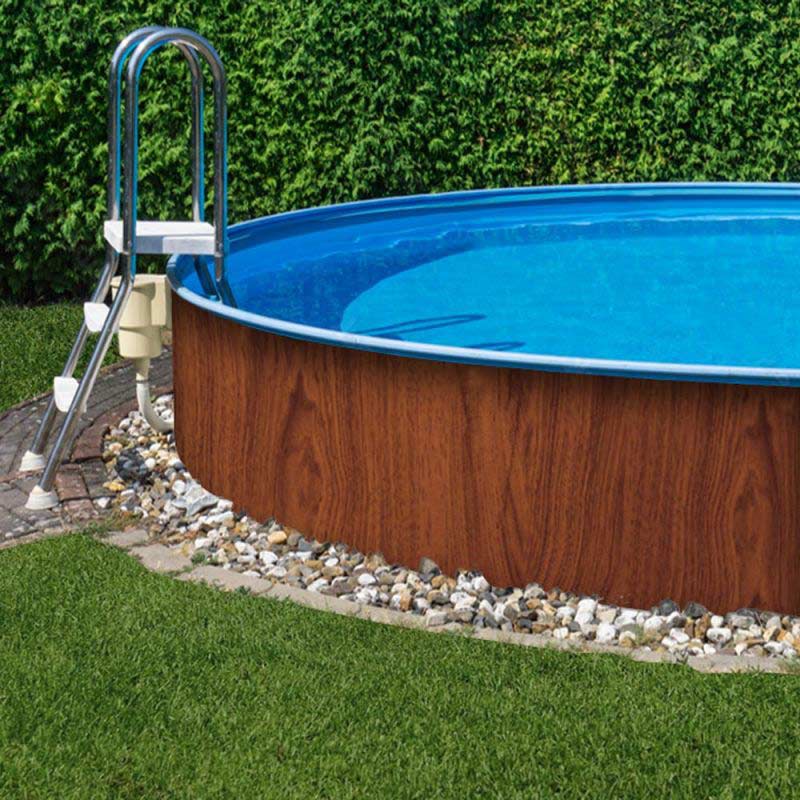 M-tec print® Poolverkleidung Holzdekor