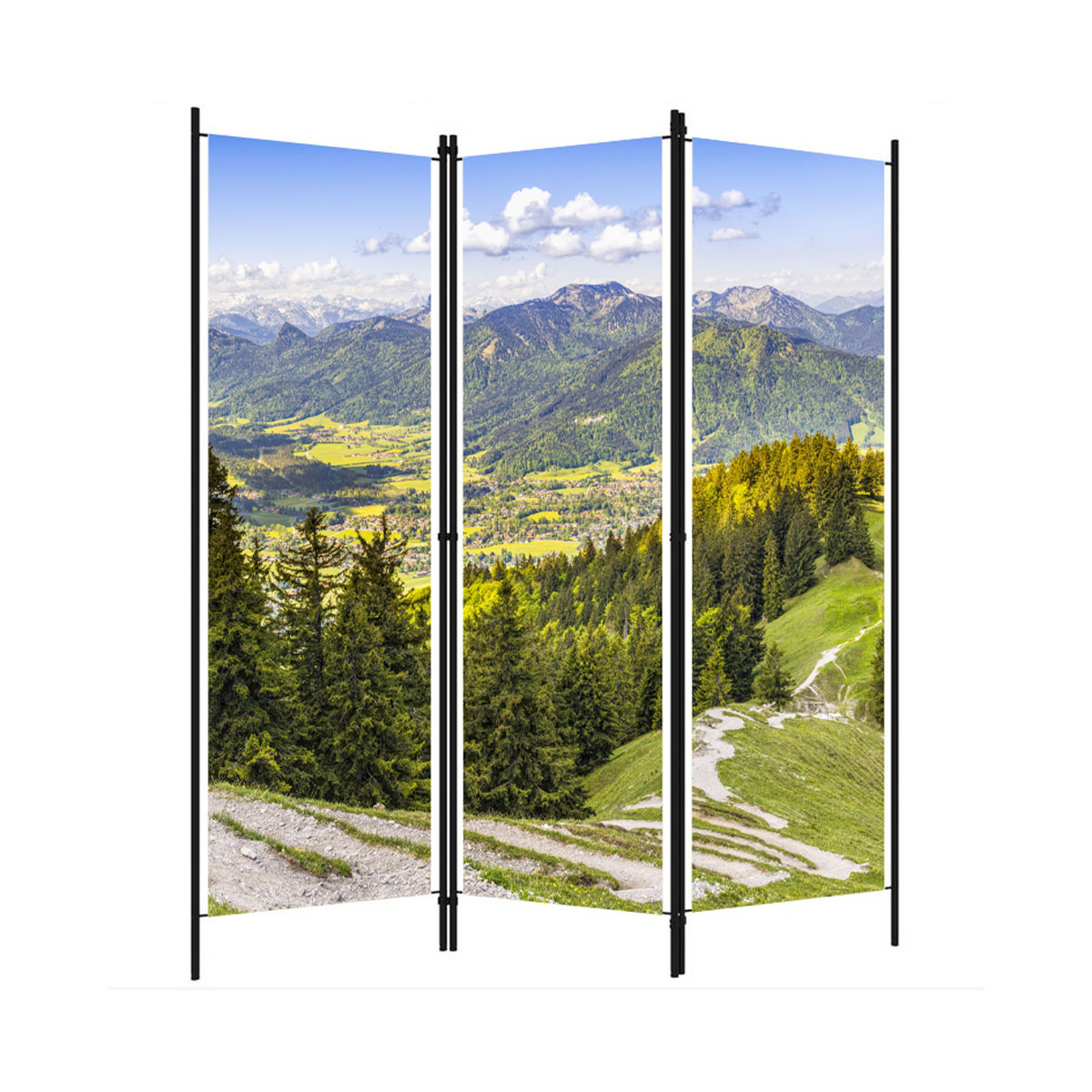 M-tec print® Foto-Paravent Motiv Berglandschaft