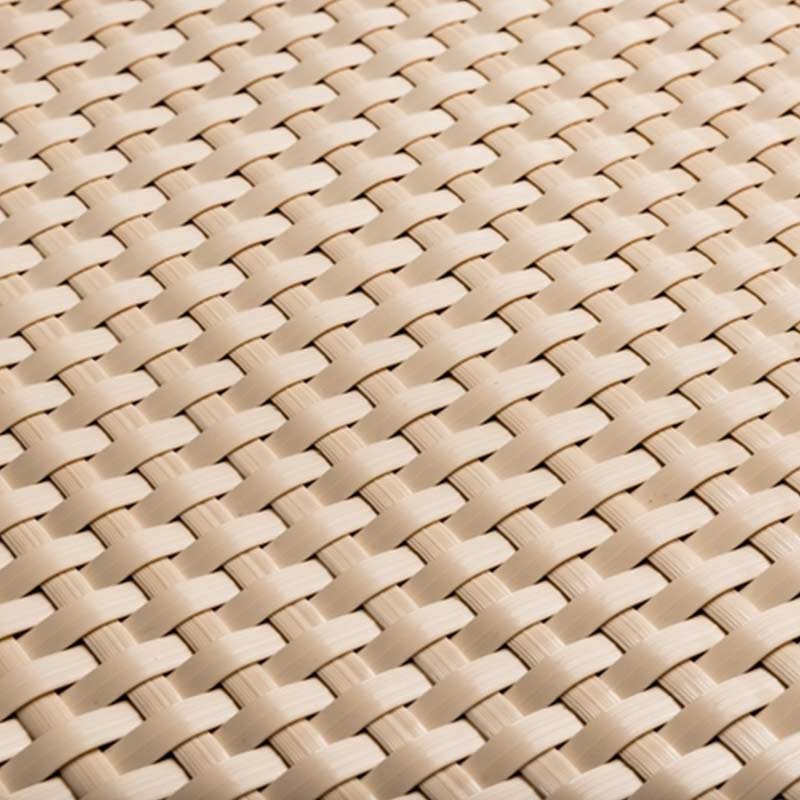 Rattan Pool Verkleidungen Creme-Beige auf Wunschmaß 