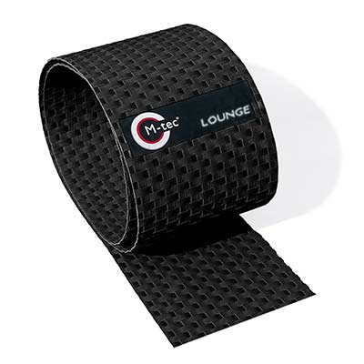 Sonderaktion | M-tec Lounge Rattanstreifen schwarz