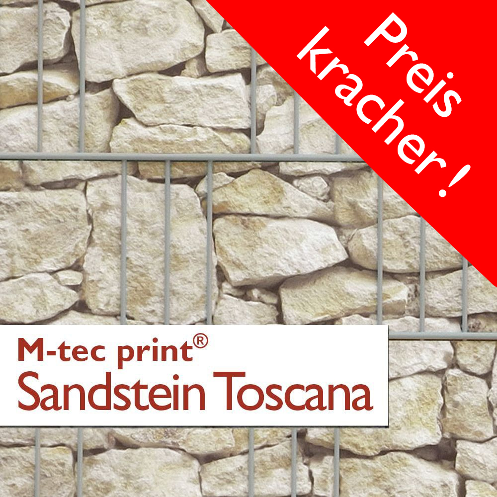 "M-tec print®" Weich-PVC Sandstein Toscana 