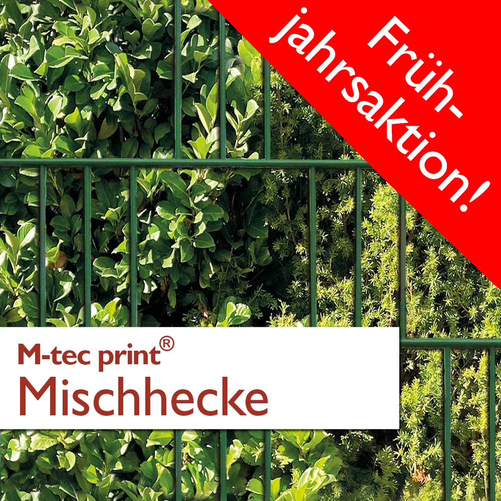 "M-tec print®" Weich-PVC - Mischhecke