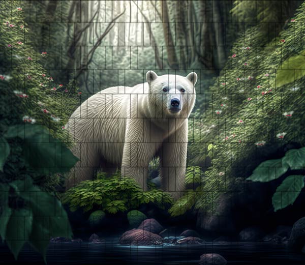 Eisbär - Tier Zaunposter