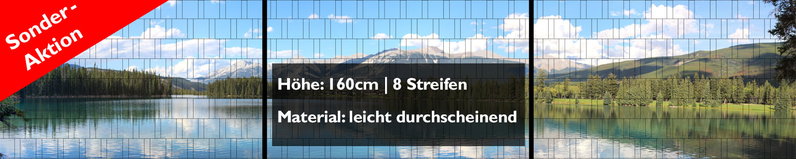 Sonderaktion XXL Panorama Zaundruck