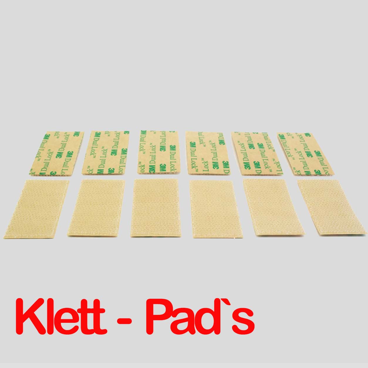 12 Hochwertige Klebe  Klettpads der Qualitätsmarke 3M