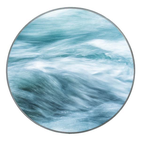 M-tec print® Bass Drum Fell - Blue Drift