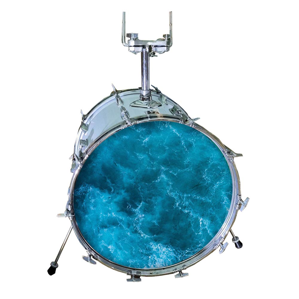 M-tec print® Bass Drum Fell - Ocean View