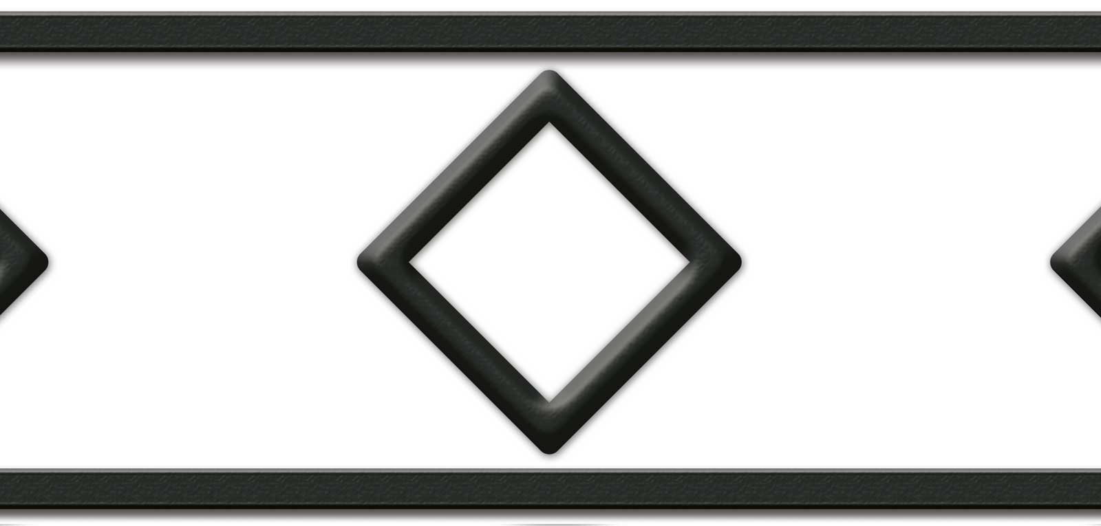 PVC Design Streifen Motiv Hamburg weiß - anthrazit-3er Pack