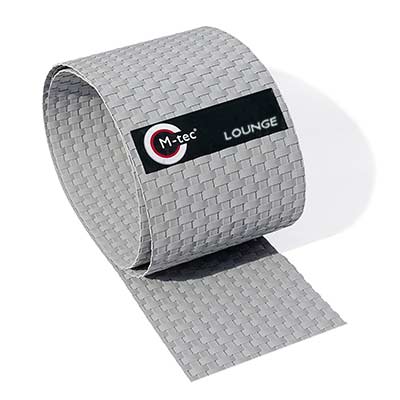 Sonderaktion | M-tec Lounge Rattanstreifen grau