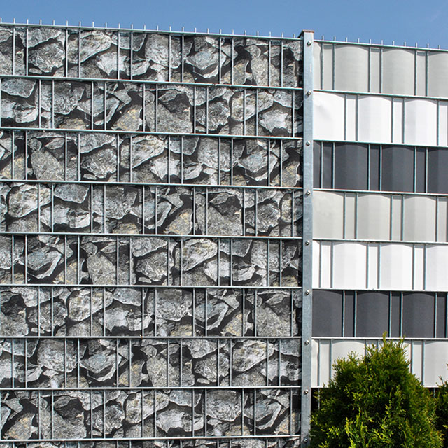 Sichtschutzstreifen  Bruchstein groß