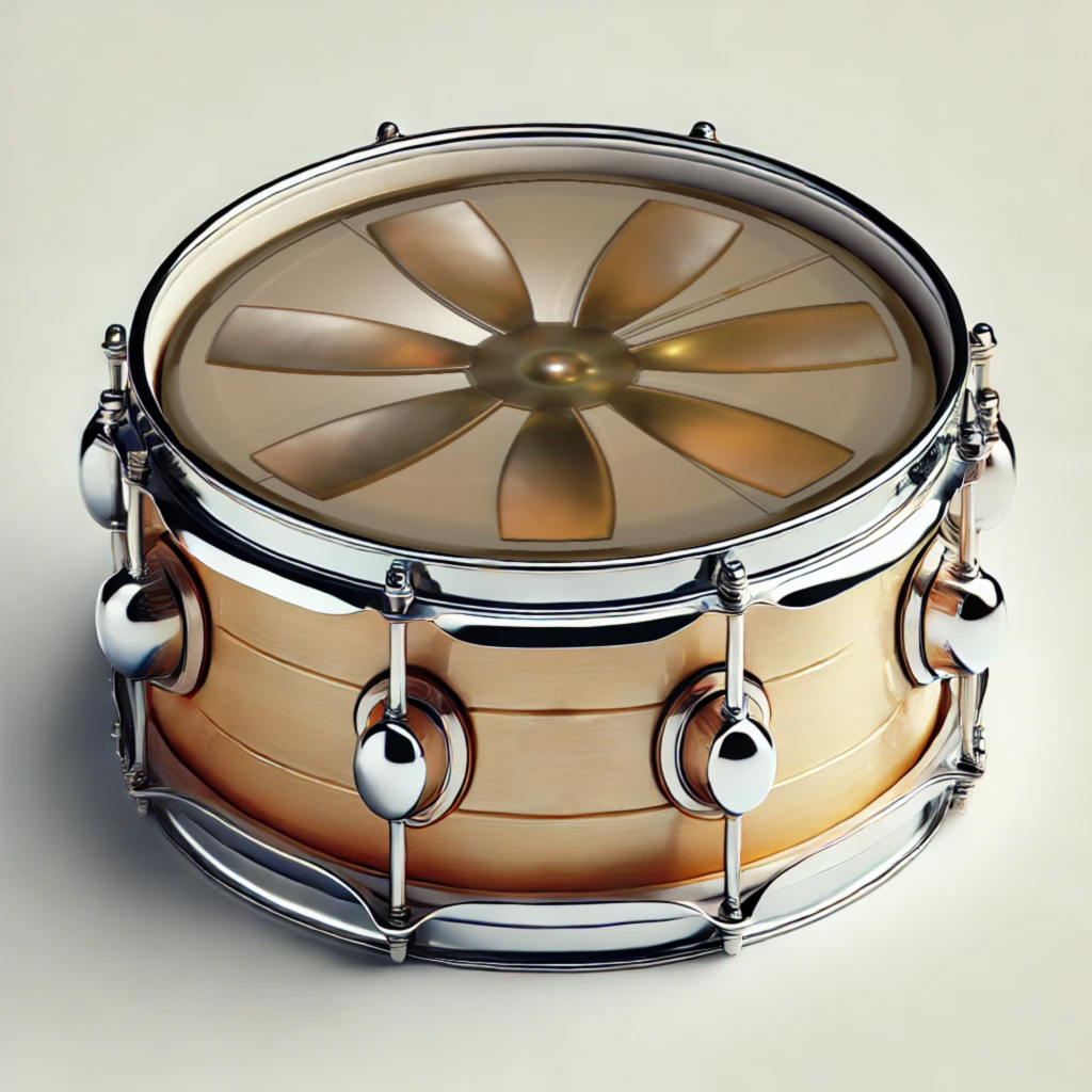 M-tec print® Bass Drum Fell - Deep Sea