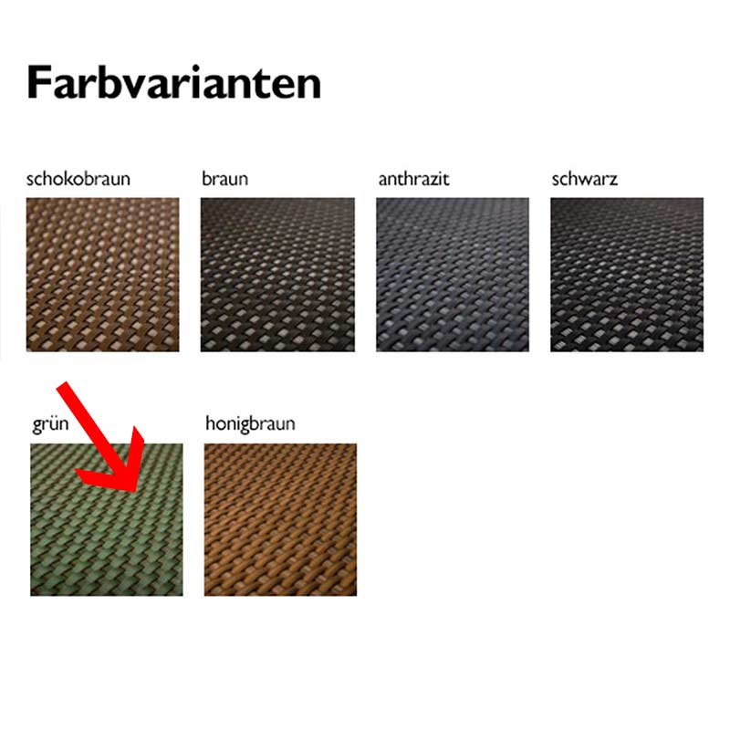 Rattan Pool Verkleidung gruen auf Maß Zugeschnitten