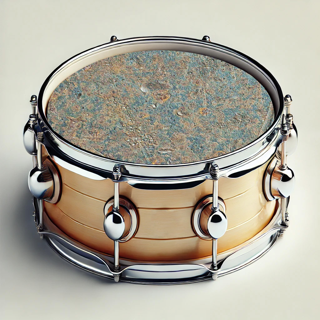 M-tec print® Bass Drum Fell - Deep Sea