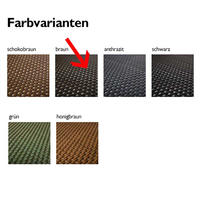Braune Rattanmatten Pool -Verkleidung  in Wuschgrössen