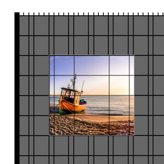M-tec Zaunfenster | Motiv Sonnenaufgang