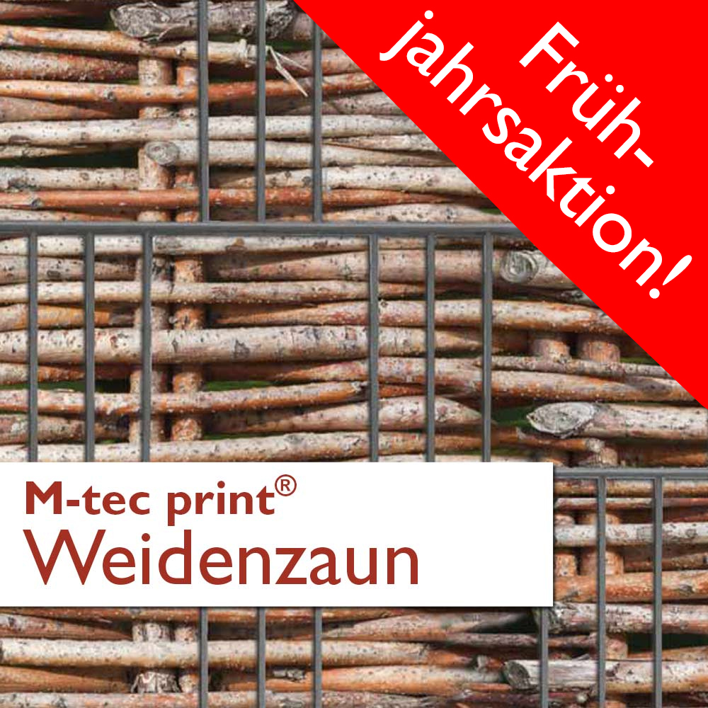 "M-tec print®" Weich-PVC Weidengeflecht "M-tec print®" Weich-PVC Weidengeflecht