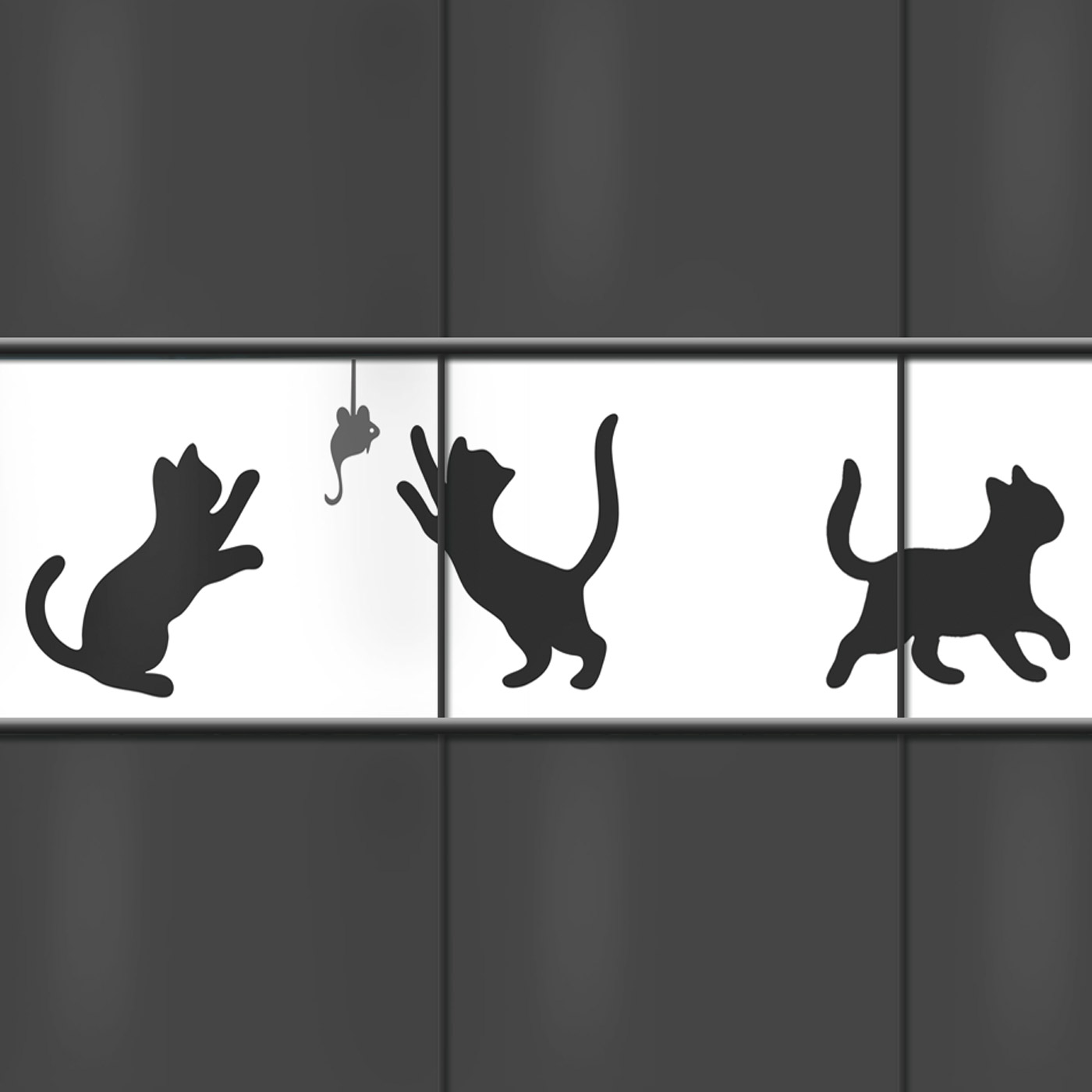 Tier Sichtschutzstreifen | Playing Cats 