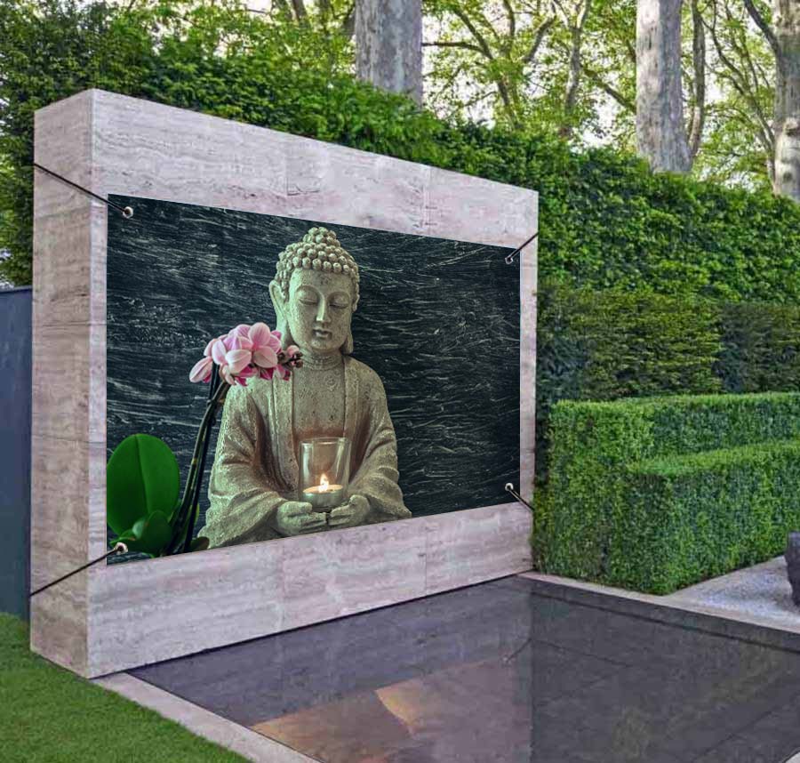 M-tec Foto Gartenposter - Buddha