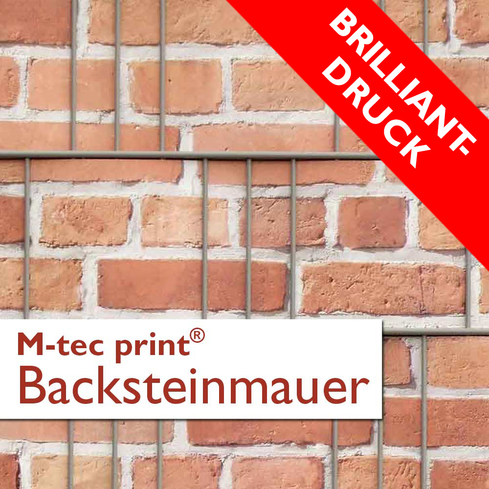 M-tec print® Brilliant | Backsteinmauer 3er Pack M-tec print® Brilliant | Backsteinmauer 3er Pack