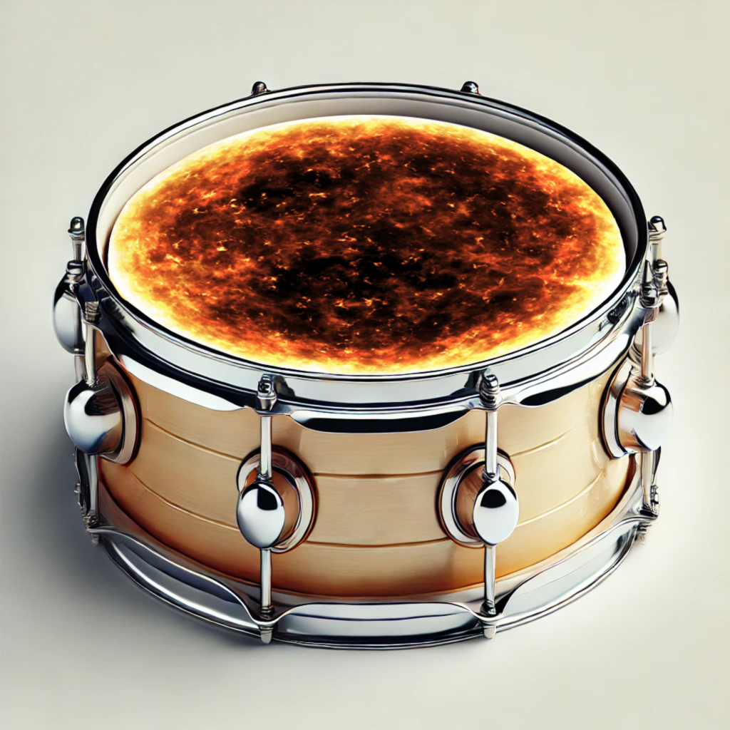 M-tec print® Bass Drum Fell - Deep Sea