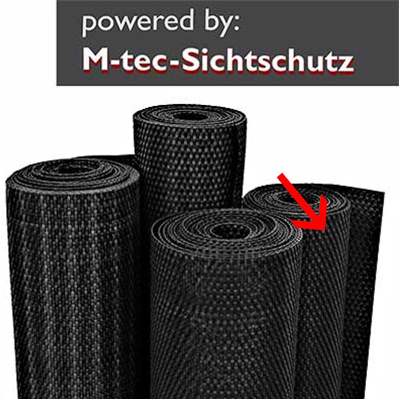 Rattan Matten Pool Verkleidungen schwarz im  Zuschnitt