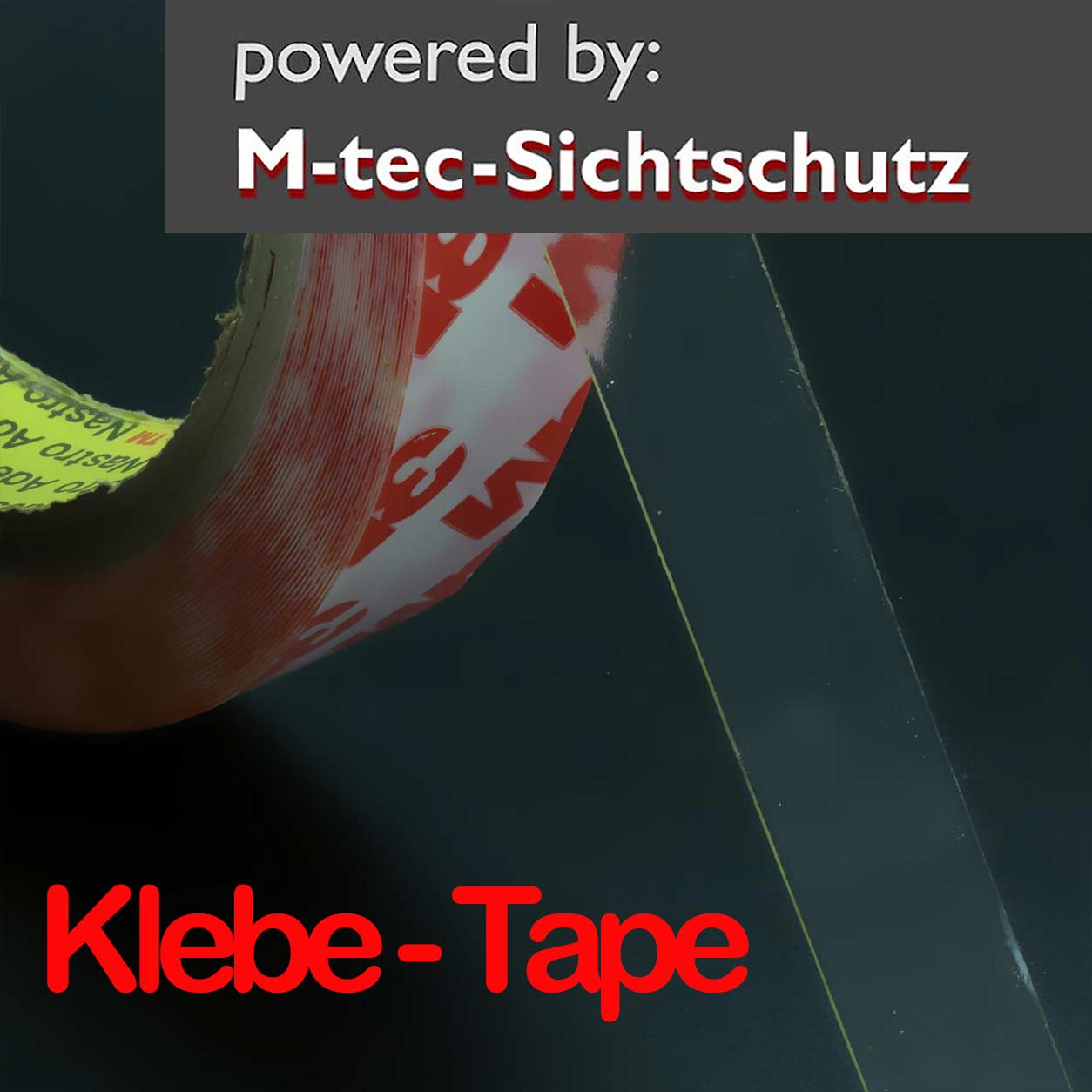  1a Rolle doppelseitiges Klebeband transparent 25mm