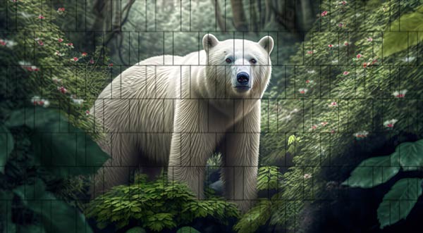 Eisbär - Tier Zaunposter