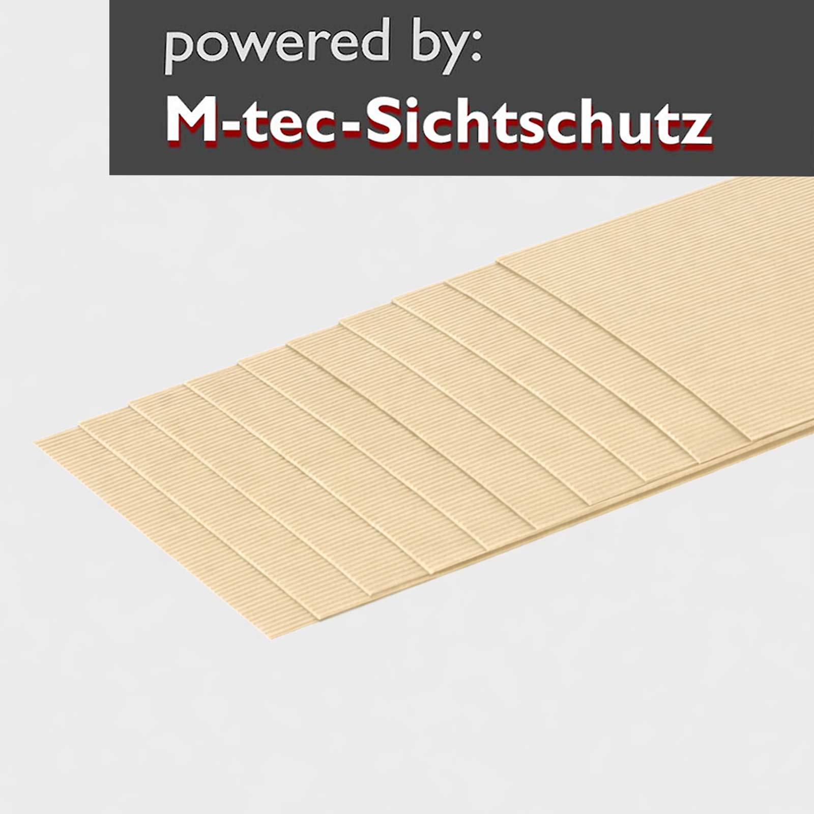 PP Sichtschutz Streifen 10er Pack Beige