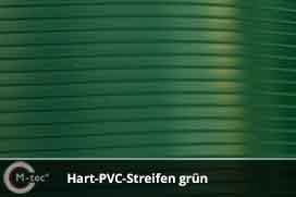 Hart PVC Streifen Grün Hart PVC Streifen Grün