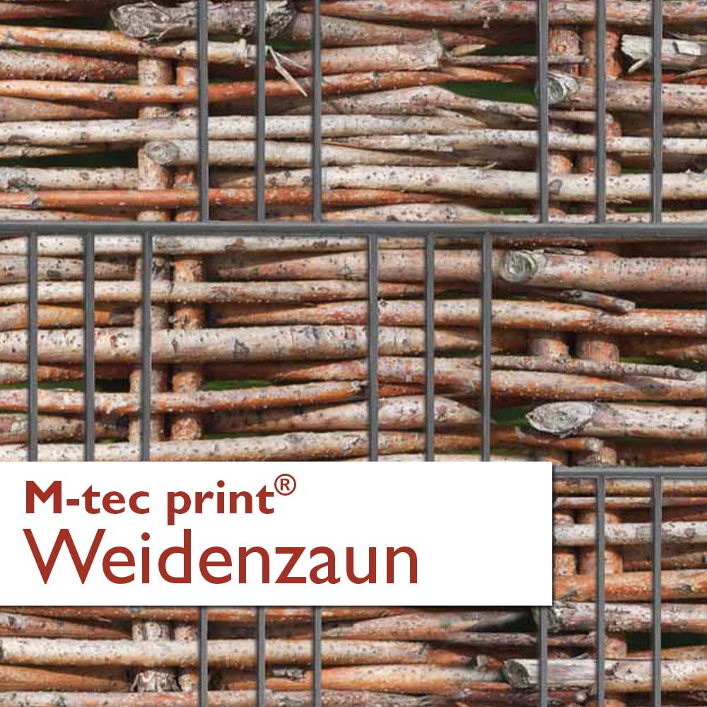 "M-tec print®" Weich-PVC Weidengeflecht