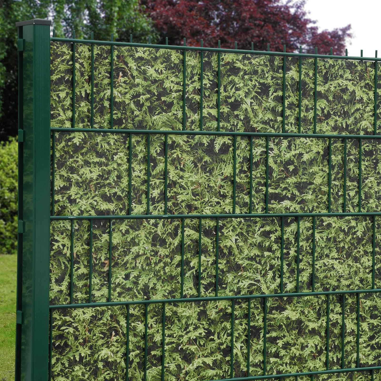 "M-tec print®" Zaunblenden Thuja Hecke