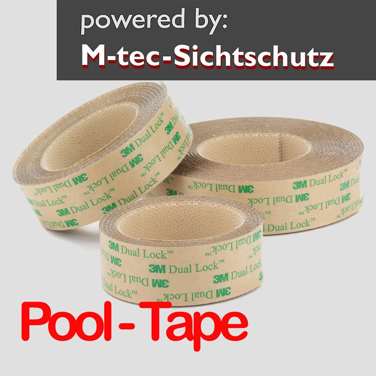1a Hochwertige  Klebe - Klett Tape der Qualitätsmarke 3M 