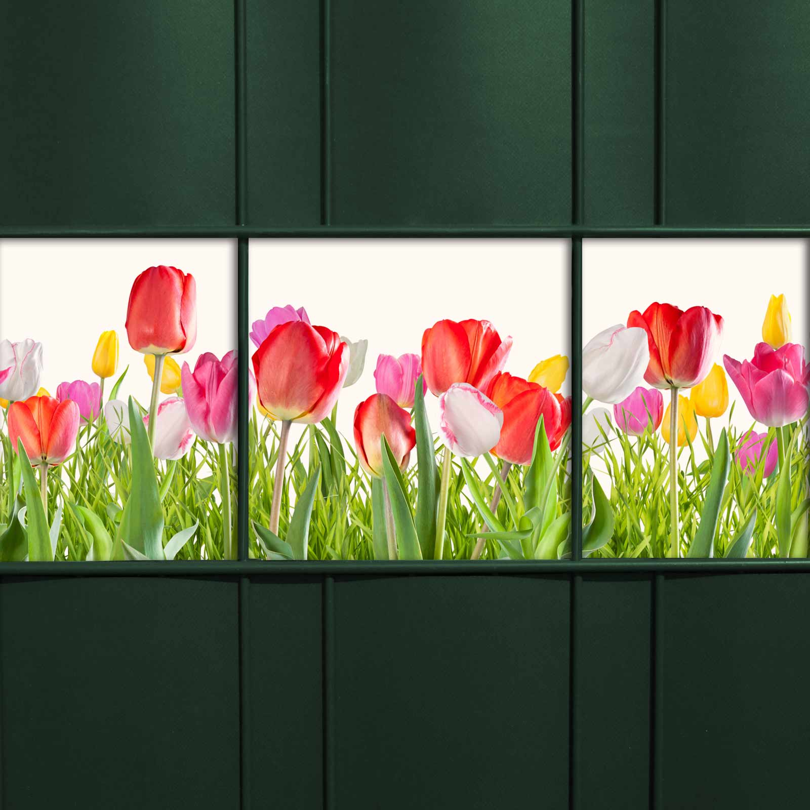 PVC Zaunblendenstreifen - Tulpen