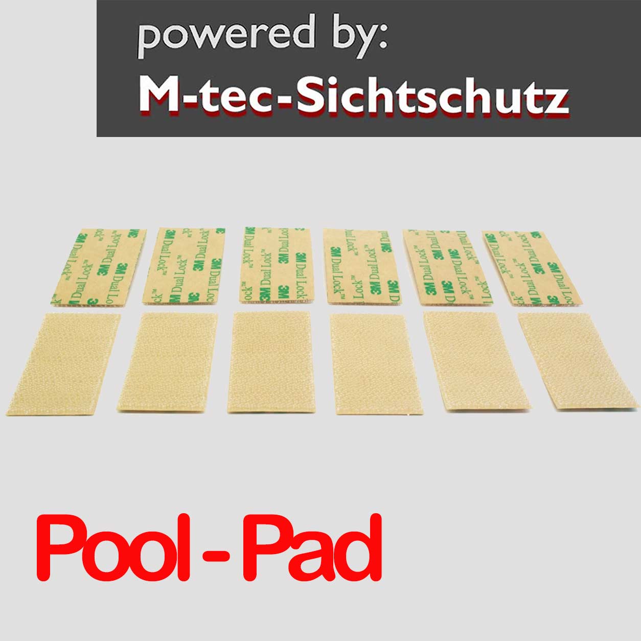 12 Hochwertige Klebe  Klettpads der Qualitätsmarke 3M