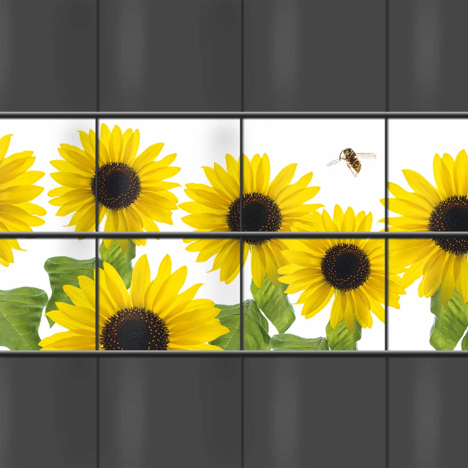 Sichtschutzstreifen - Sonnenblumen