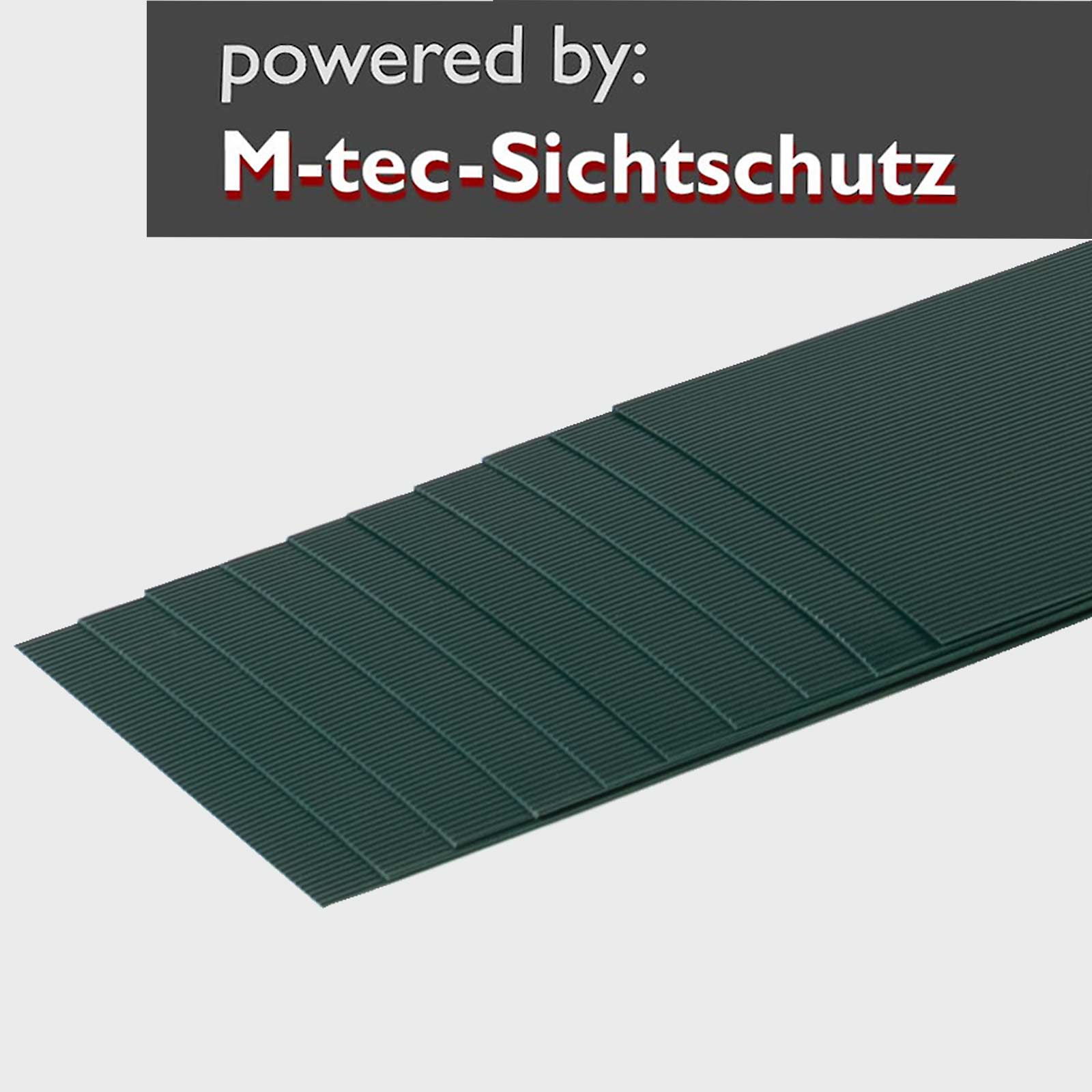 PP Sichtschutz Streifen 10er Pack Moosgrün