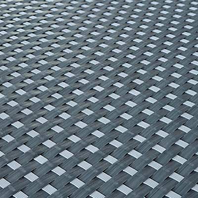 Sonderedition lounge Rattanstreifen „Graphite Line“ anthrazit