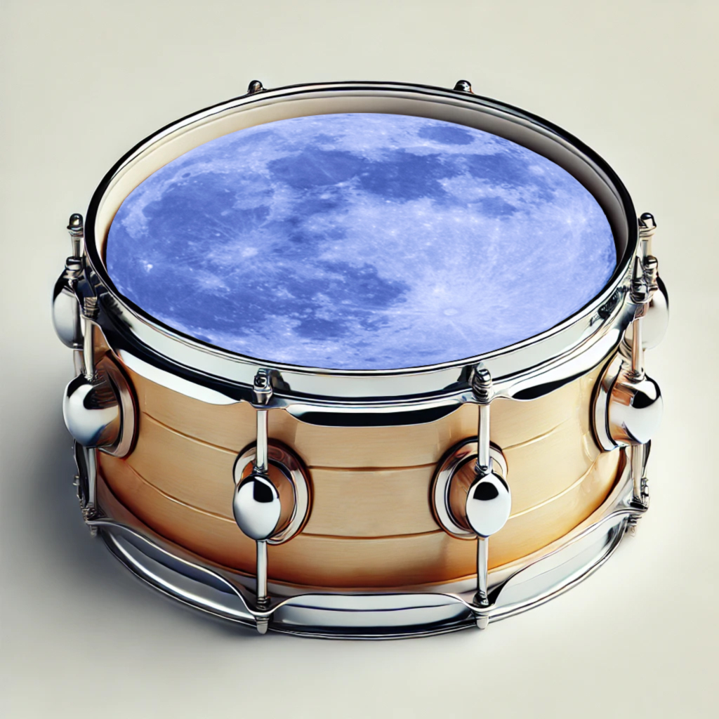 M-tec print® Bass Drum Fell - Deep Sea